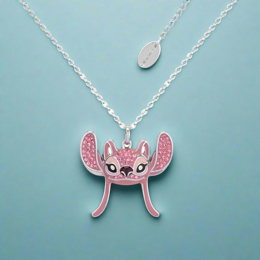 Disney Lilo & Stitch - Crystal Angel Necklace