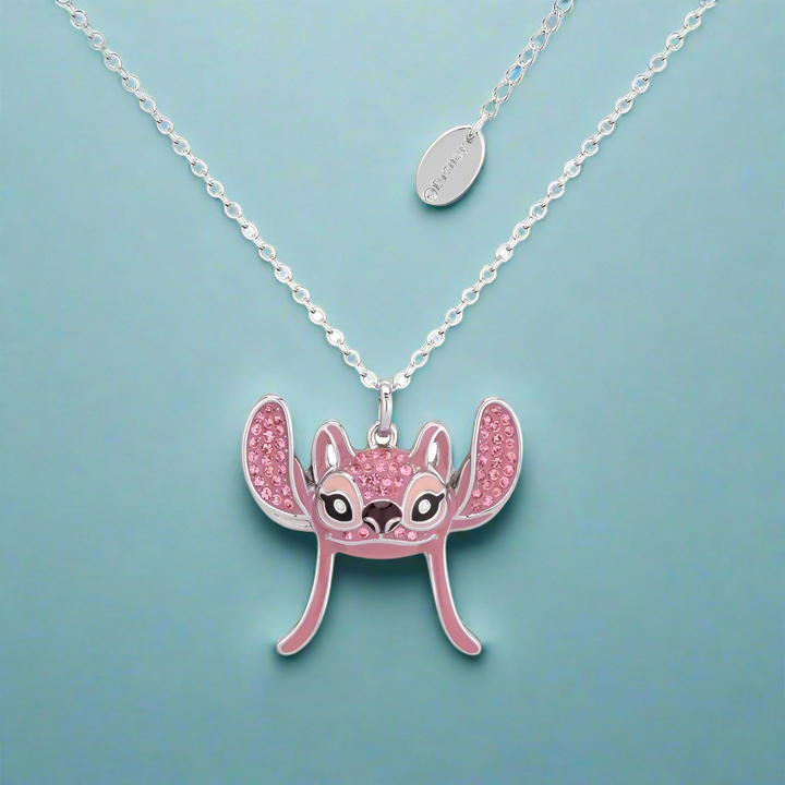 Disney Lilo &amp; Stitch Angel Crystal Necklace