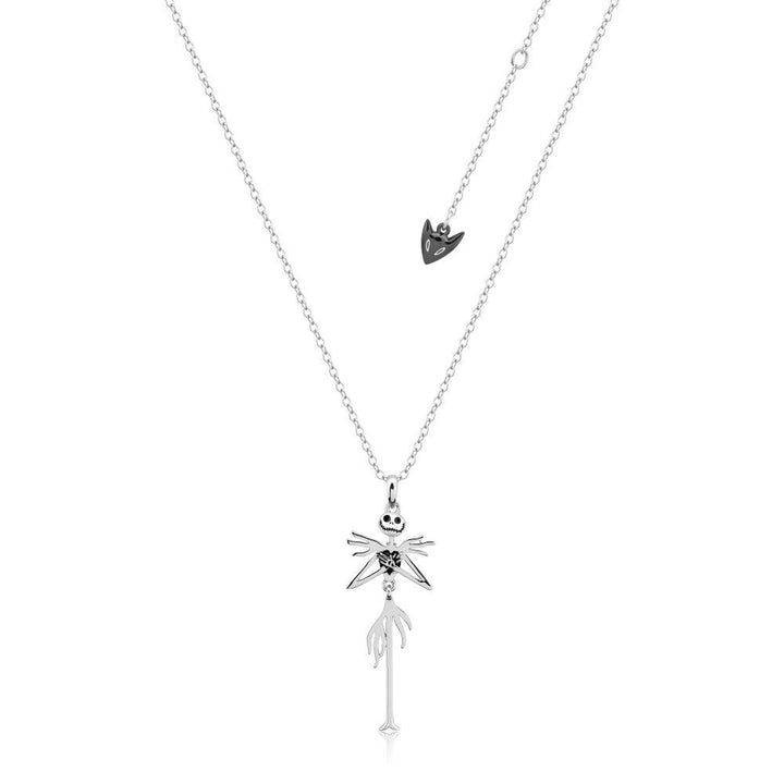 Jack Skellington The Nightmare Before Christmas Necklace in White Gold
