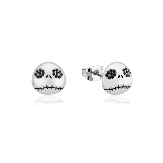 Jack Skellington (The Nightmare Before Christmas) Disney Precious Metals Crystal Accent Stud Earrings