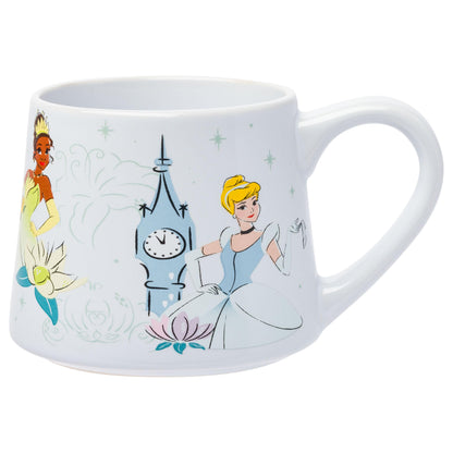 Disney Princess Icon Sparkle Line Up Tapered Pottery Mug