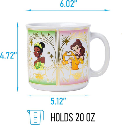 Disney Princess Mystic Tarot Card Ceramic Camper Mug