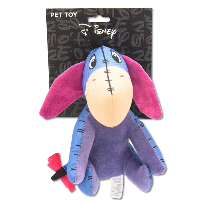 Disney Winnie the Pooh Eeyore (Sitting Pose) Squeaker Dog Toy