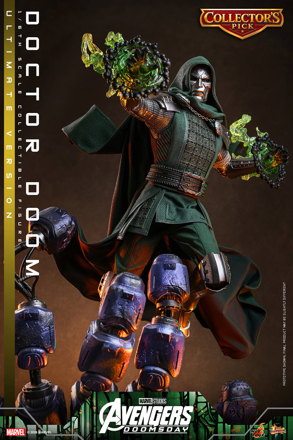 *Pre-Order* Doctor Doom - Ultimate Version (Avengers: Doomsday) Sixth Scale Figure by Hot Toys