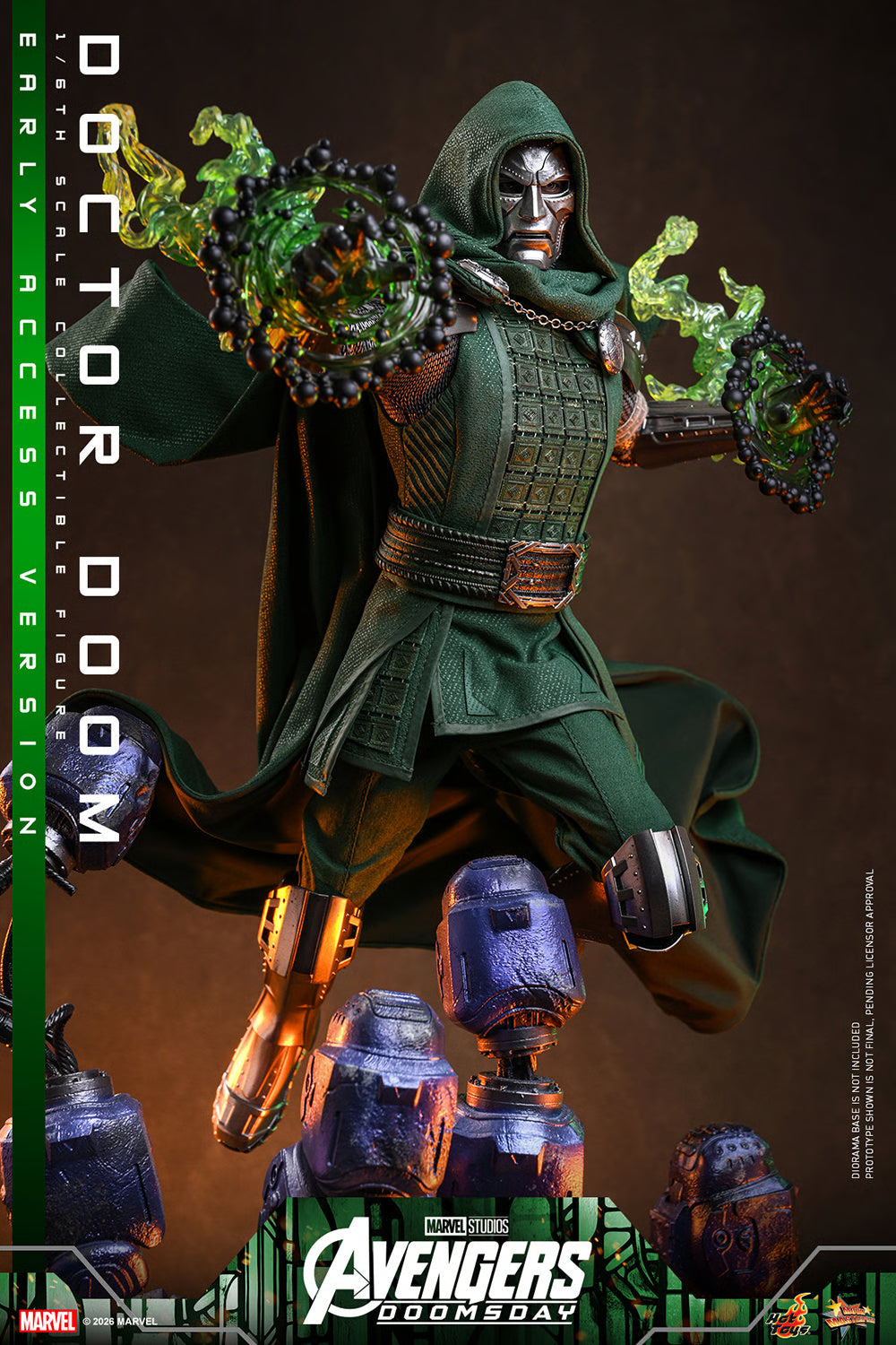 *Pre-Order* Doctor Doom (Avengers: Doomsday) Sixth Scale Figure by Hot Toys