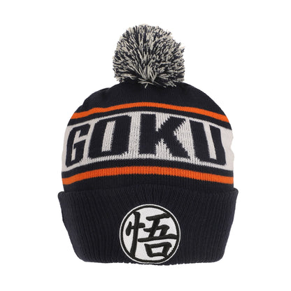 Dragon Ball Z Goku Kanji Blue Cuff Beanie Hat