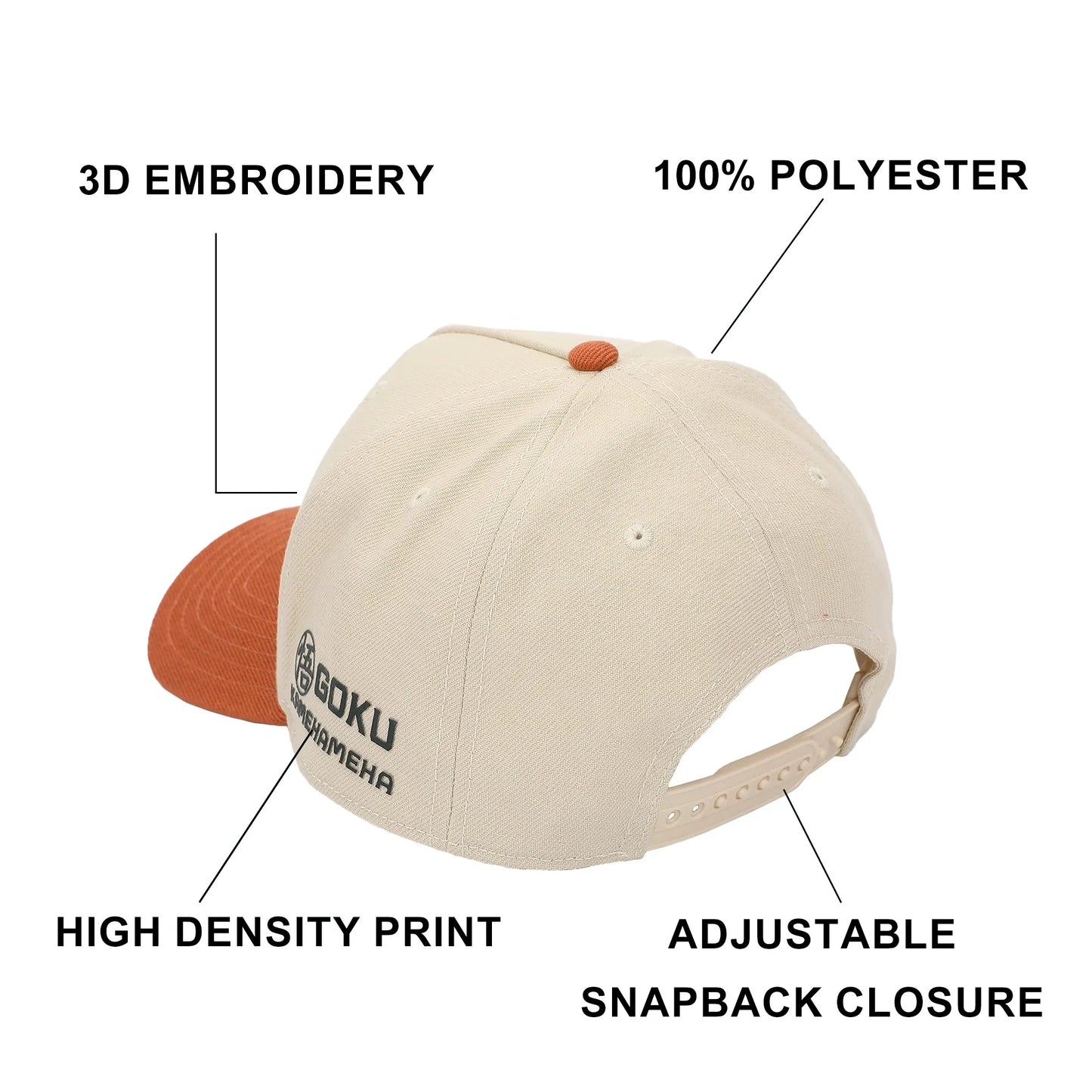 Dragon Ball Z Saiyan Snapback Hat