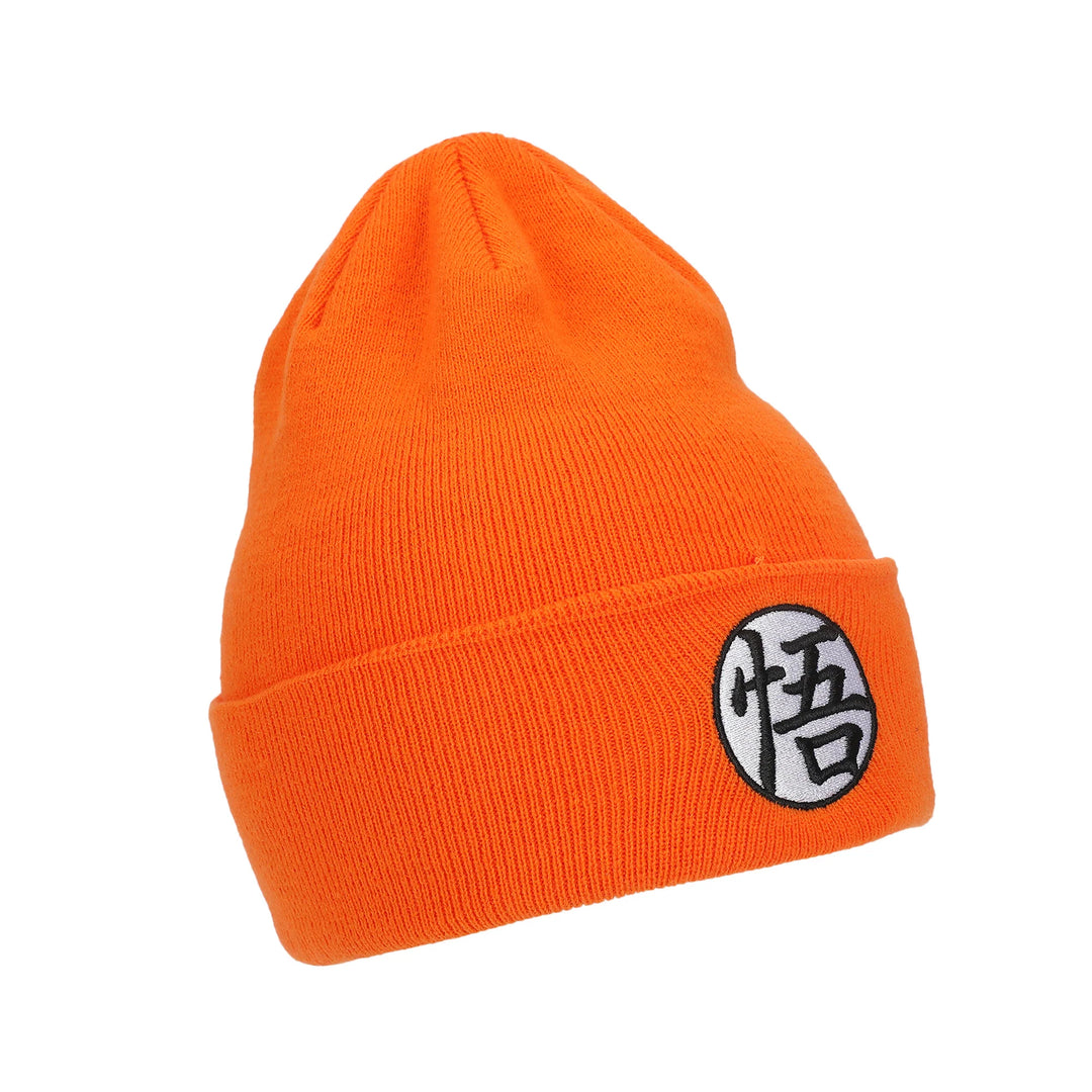 Dragon Ball Z Symbol Patch Orange Cuff Beanie Hat