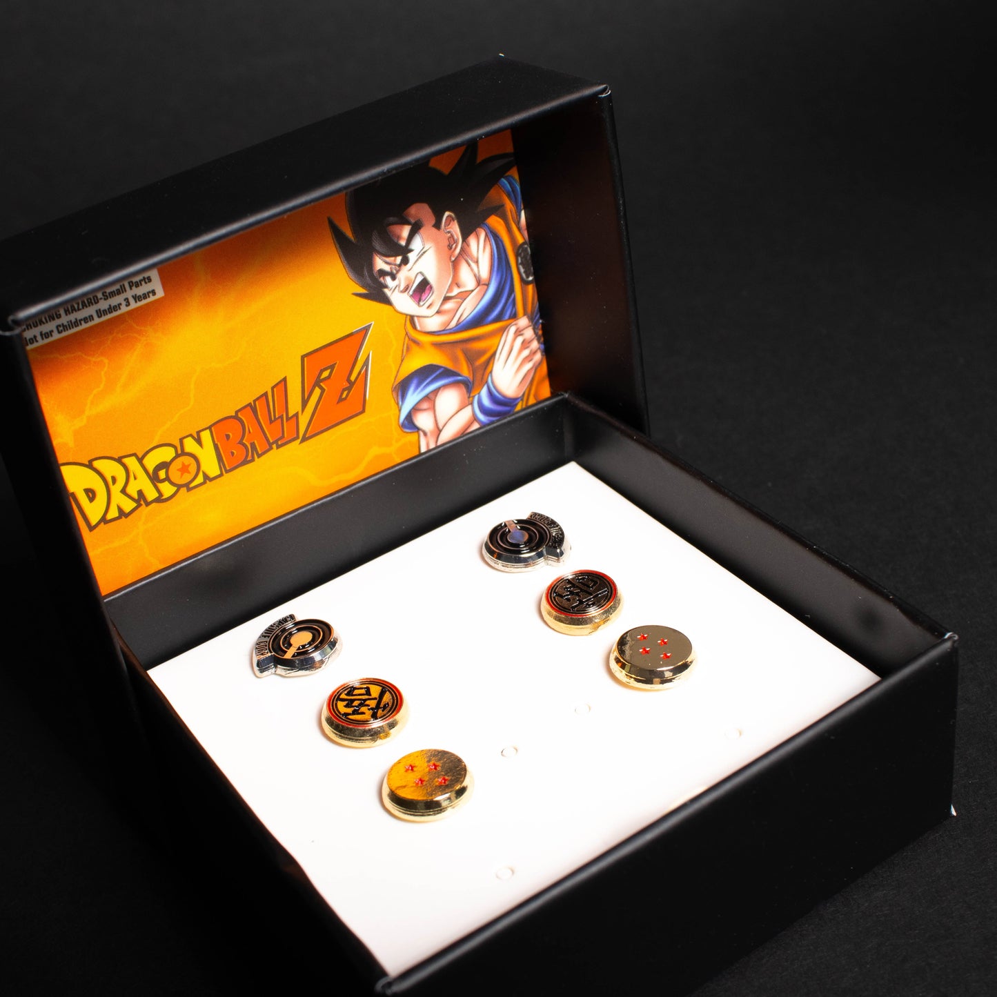 Dragon Ball Z Symbols Stud Earrings 3 Pack