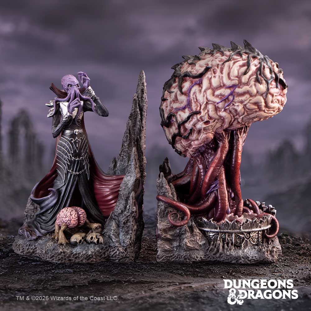 Dungeons &amp; Dragons D&amp;D DnD Illithid Bookends