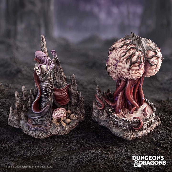 Dungeons &amp; Dragons D&amp;D DnD Illithid Bookends