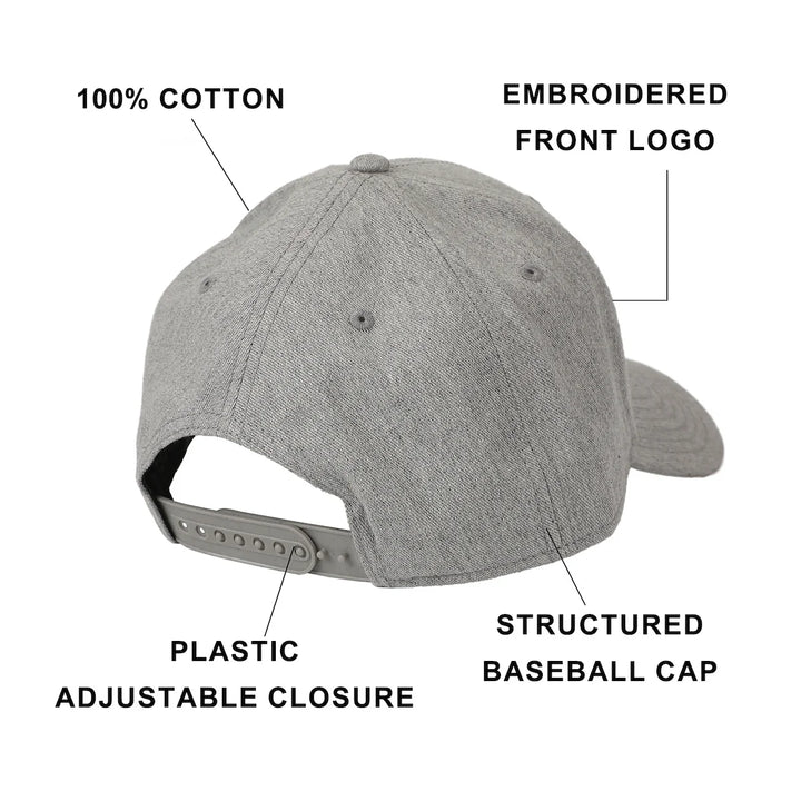 Dungeons &amp; Dragons DnD D&amp;D Logo Gray Baseball Hat