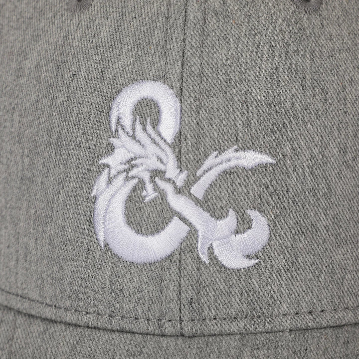 Dungeons &amp; Dragons DnD D&amp;D Logo Gray Baseball Hat