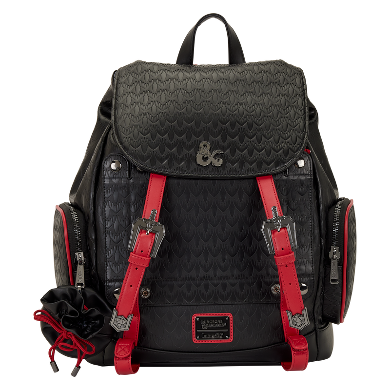 Dungeons & Dragons Full-Size Backpack with Coin Bag by Loungefly