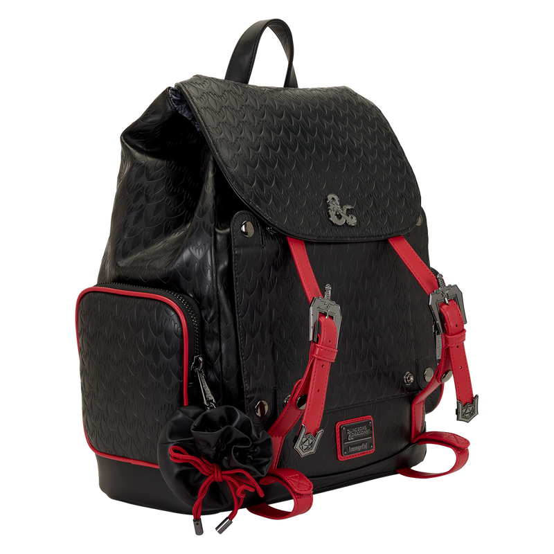 Dungeons & Dragons Full-Size Backpack with Coin Bag by Loungefly