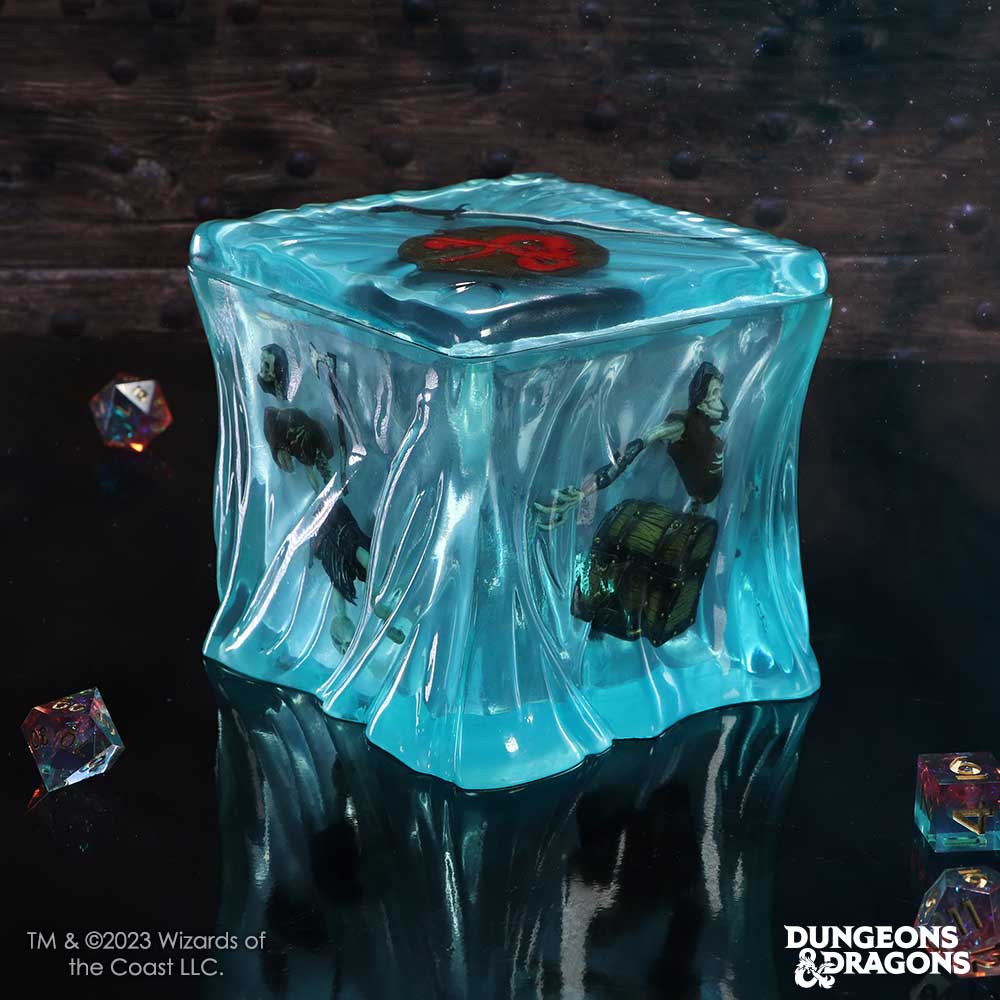 Dungeons & Dragons D&D Gelatinous Collectible Cube Dice Box