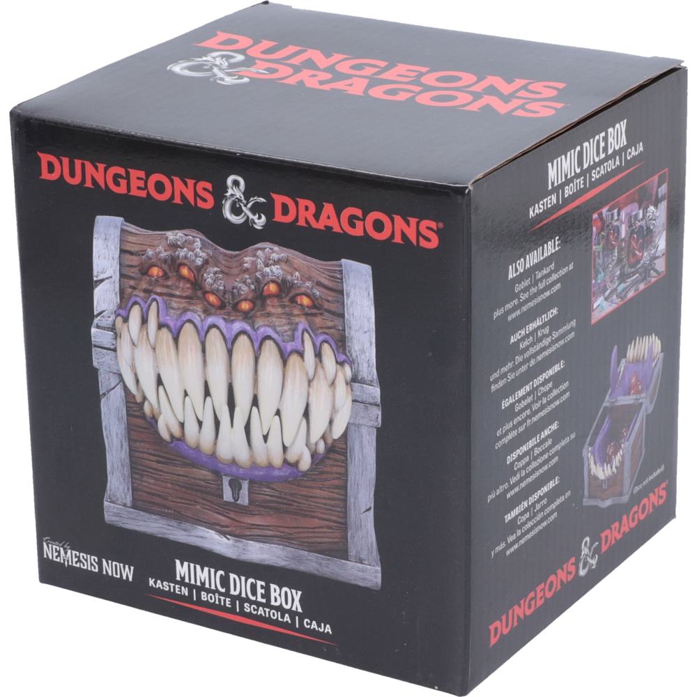 Dungeons & Dragons D&D Mimic Dice Storage Box