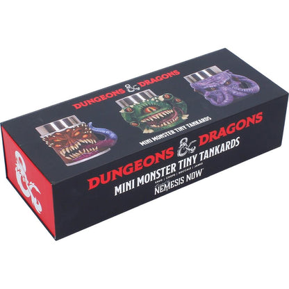 Dungeons & Dragons D&D Mini Monster Tiny Tankards (Set of 3)