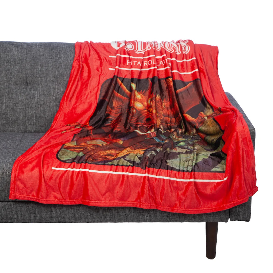 Dungeons and Dragons D&amp;D DnD Classic Cover Throw Blanket
