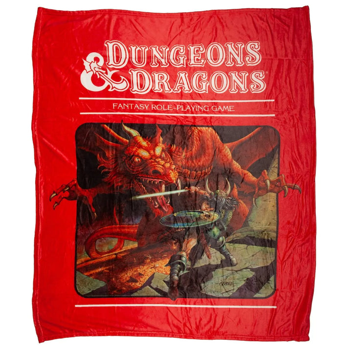Dungeons and Dragons D&amp;D DnD Classic Cover Throw Blanket