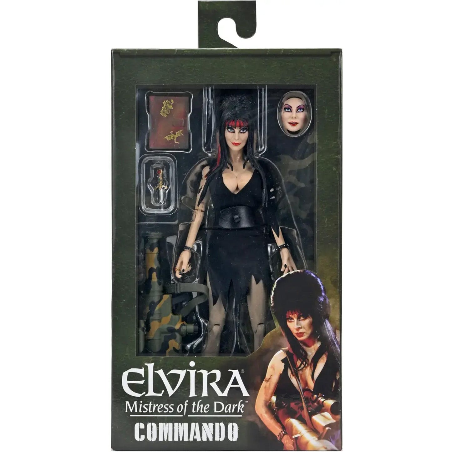 NECA Elvira Mistress of the Dark Commando  7” Ultimate Action Figure