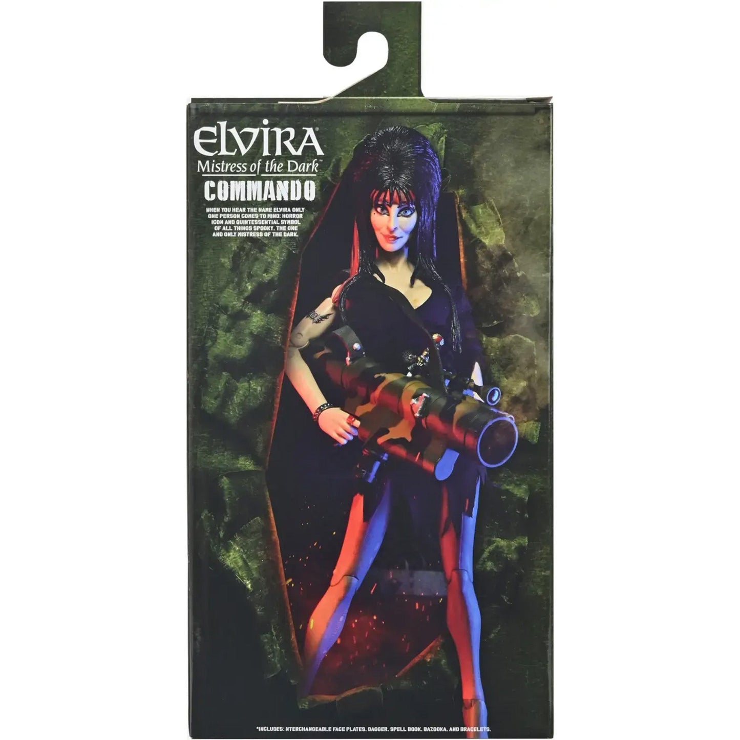 NECA Elvira Mistress of the Dark Commando  7” Ultimate Action Figure
