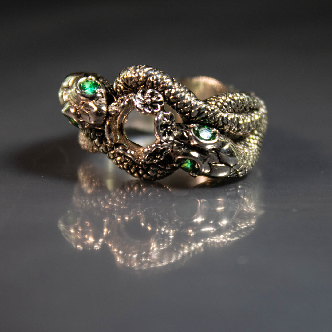 Lord of the Rings Aragorn and Arwen Engagement Ring in Sterling Silver
