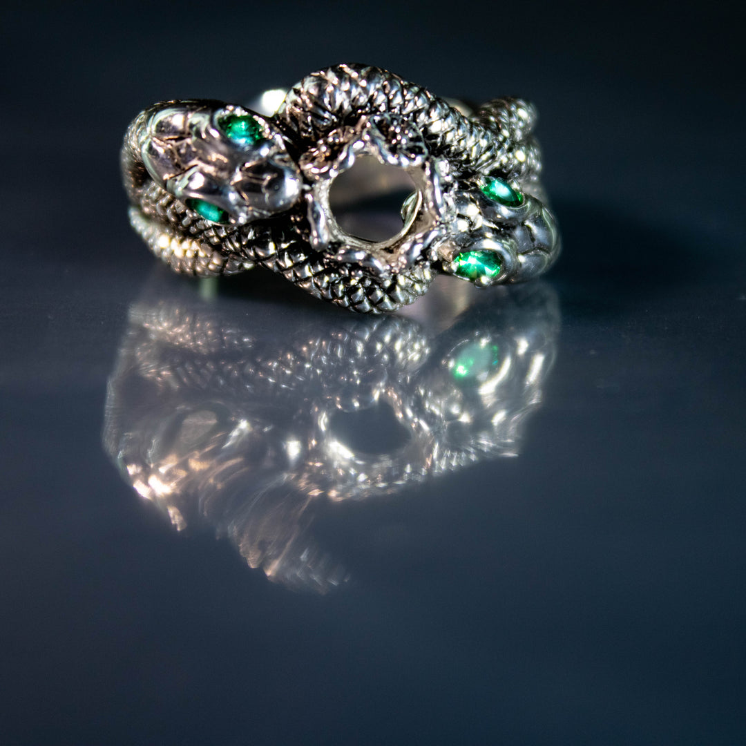 Lord of the Rings Aragorn and Arwen Engagement Ring in Sterling Silver
