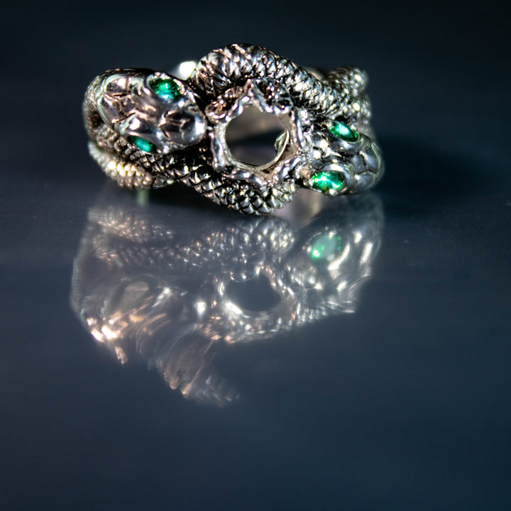Lord of the Rings Aragorn and Arwen Engagement Ring in Sterling Silver