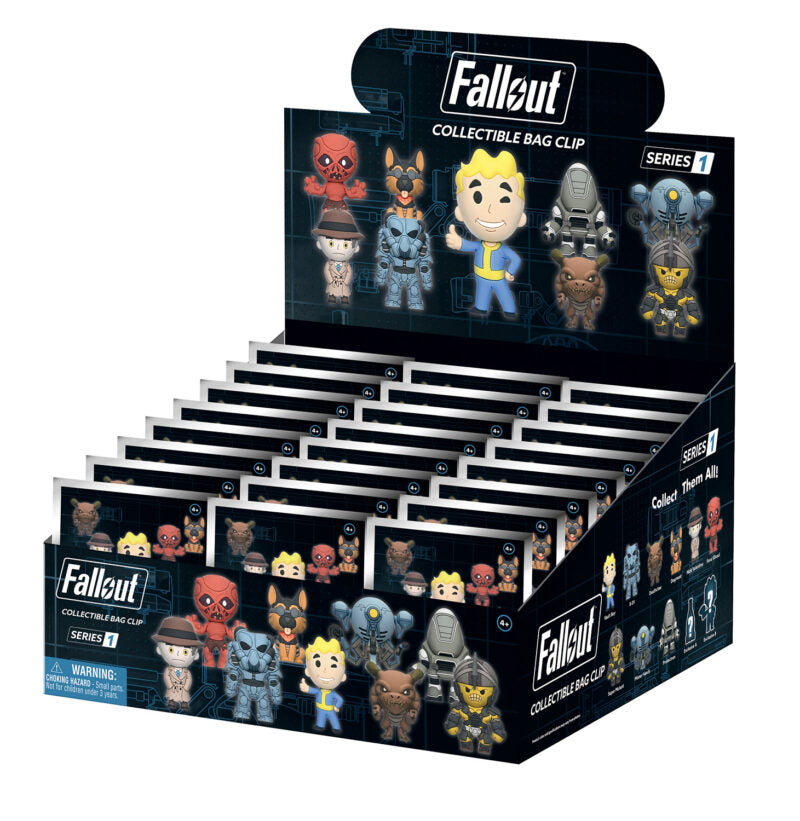Fallout 3D Foam Bag Clip Blind Bag Display Case of 24