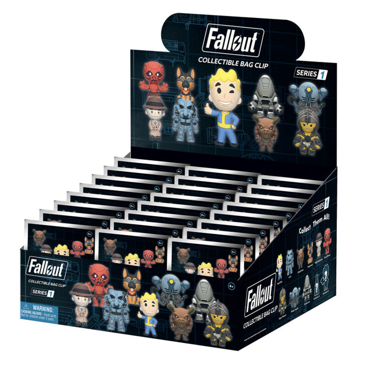 Fallout 3D Foam Bag Clip Blind Bag Display Case of 24