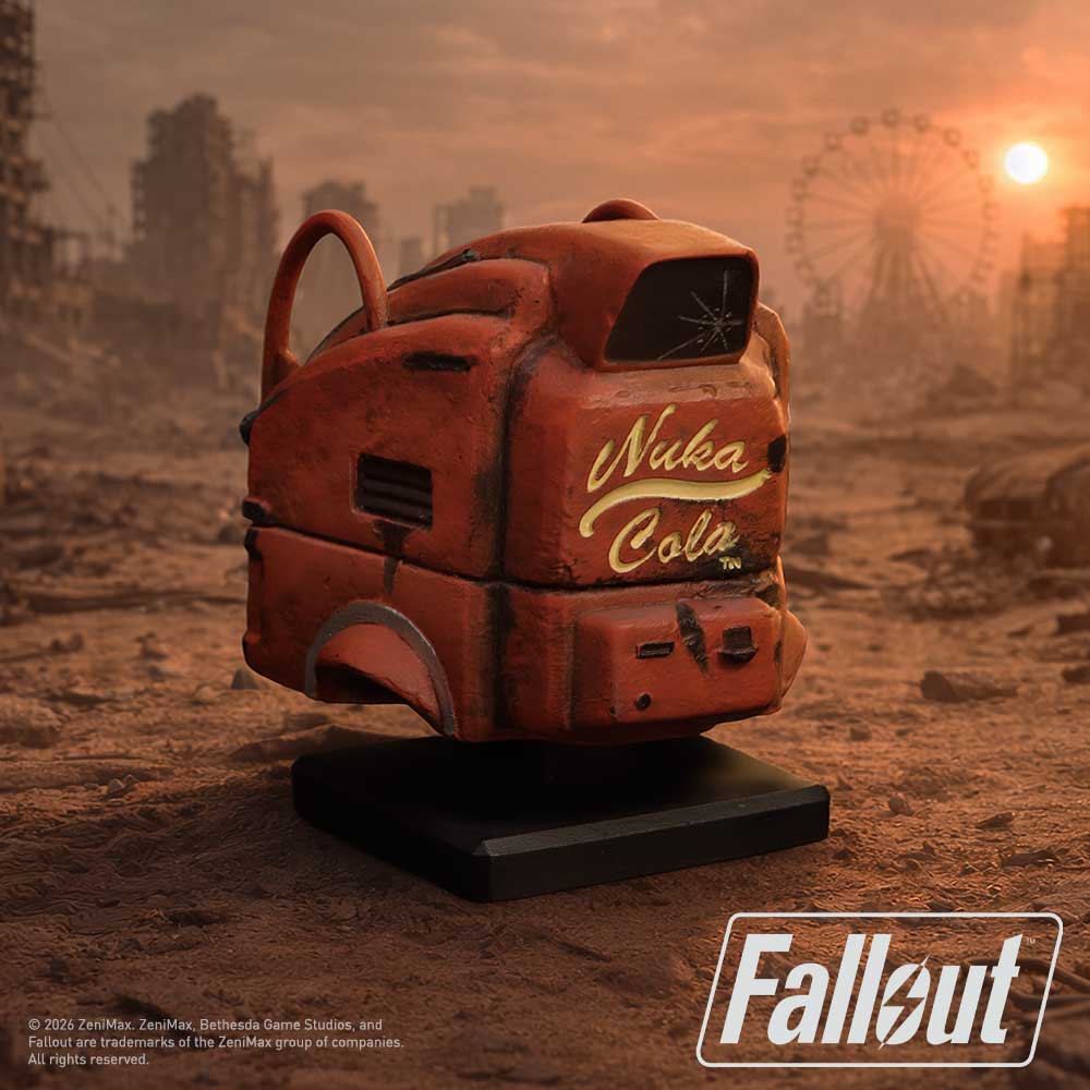 Fallout Nuka Cola Nukatron Helmet Miniature Replica Figurine