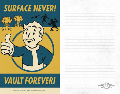 Fallout Vault 33 Ruled Journal