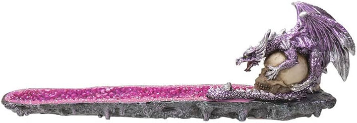 Fantasy Purple Dragon Incense Burner