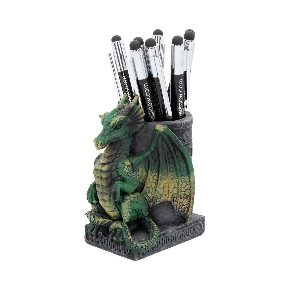 Fantasy Wyrm Dragon Pen Pot