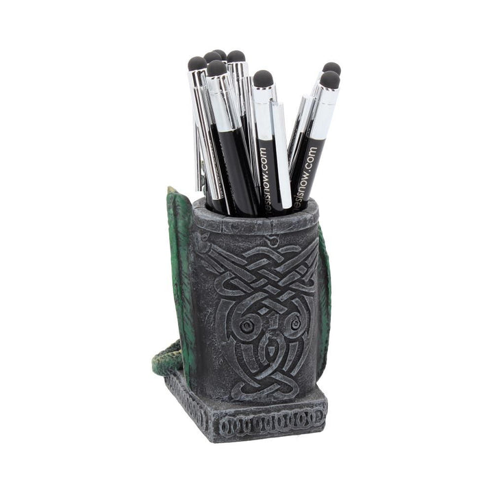 Fantasy Wyrm Dragon Pen Pot