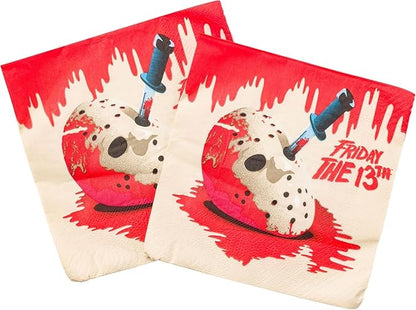 Friday the 13th Paper Napkin and Plate Party Pack