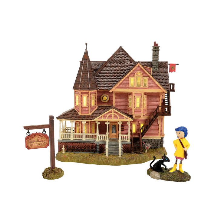 Coraline Pink Palace Apartments Fright Ave.