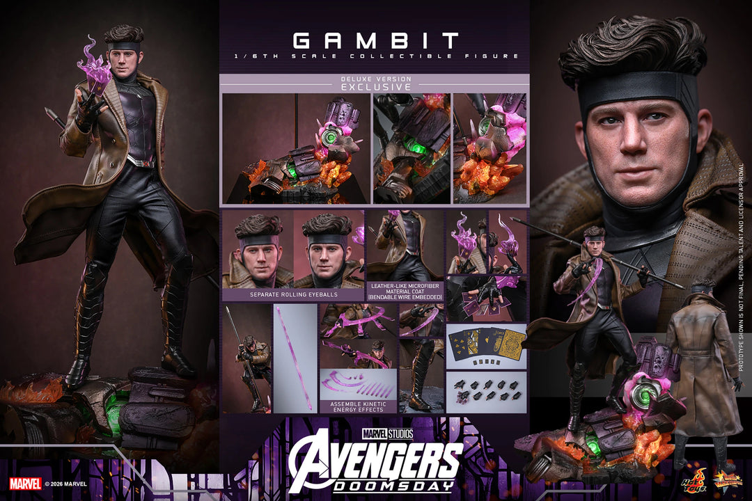 *Pre-Order* Gambit - Deluxe Version (Avengers: Doomsday) Sixth Scale Figure by Hot Toys