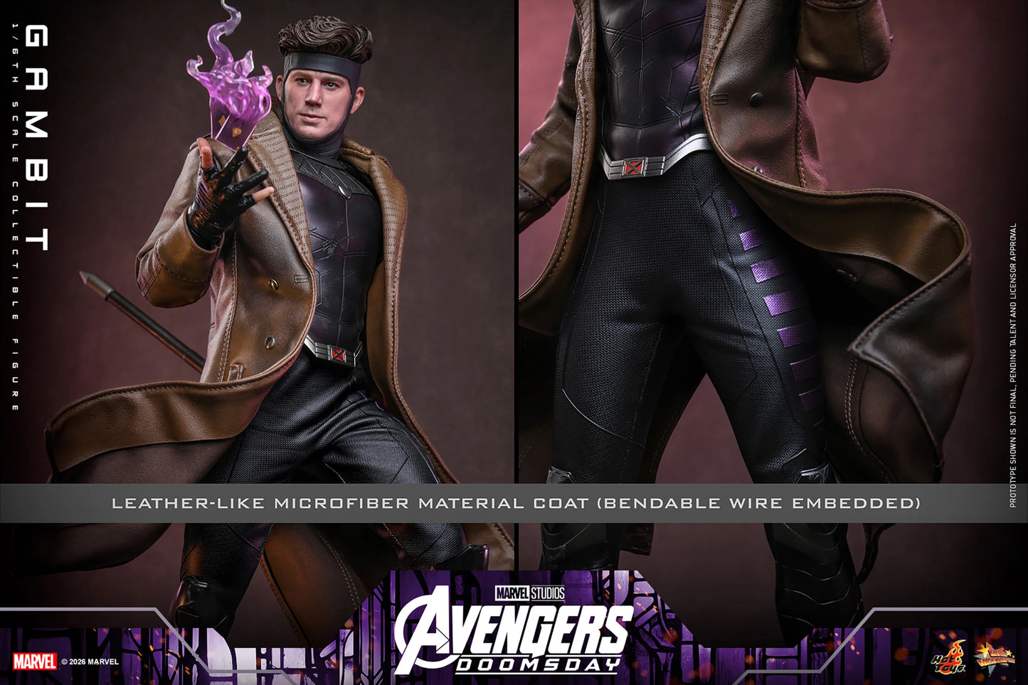 *Pre-Order* Gambit (Avengers: Doomsday) Sixth Scale Figure by Hot Toys