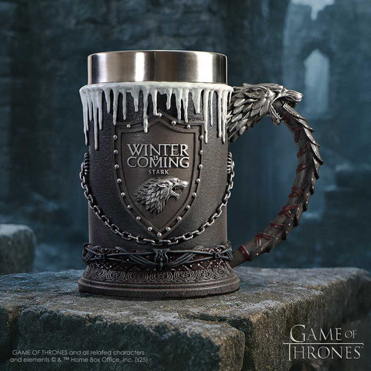 Game of Thrones House Stark "Winter is Coming" Tankard Mug