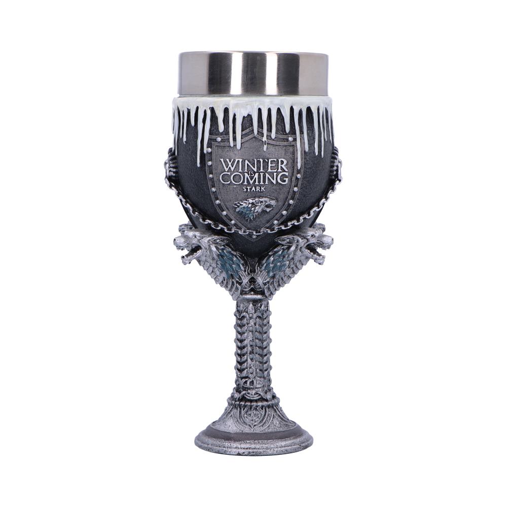 Game of Thrones House Stark "Winter is Coming" Goblet