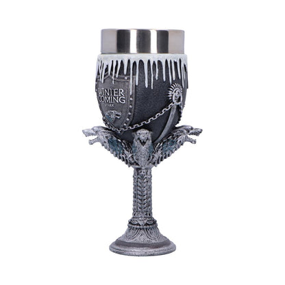 Game of Thrones House Stark "Winter is Coming" Goblet