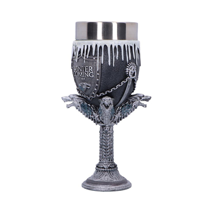 Game of Thrones House Stark "Winter is Coming" Goblet