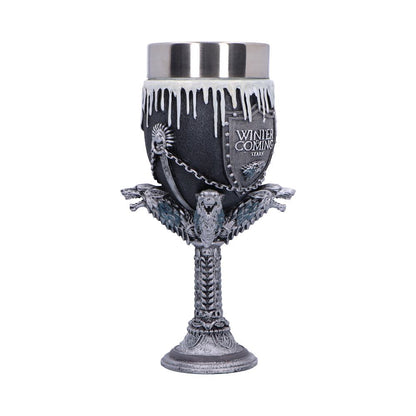 Game of Thrones House Stark "Winter is Coming" Goblet