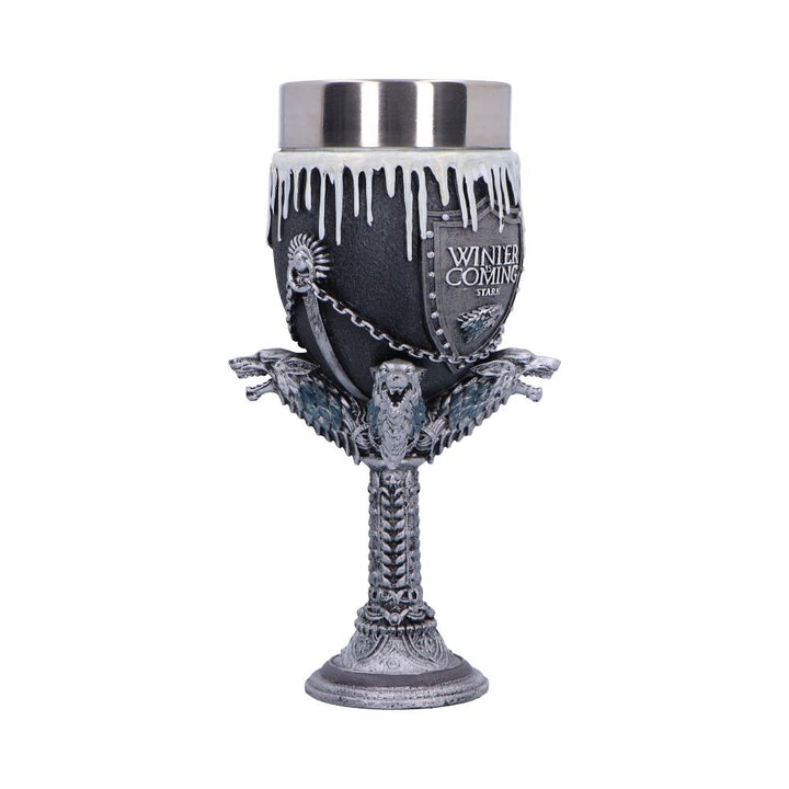 Game of Thrones House Stark "Winter is Coming" Goblet