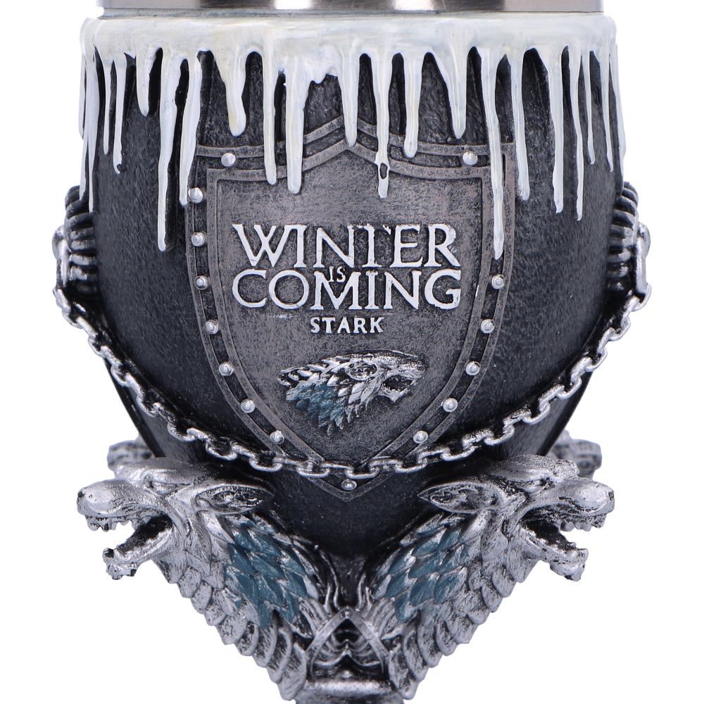 Game of Thrones House Stark "Winter is Coming" Goblet