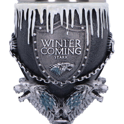 Game of Thrones House Stark "Winter is Coming" Goblet