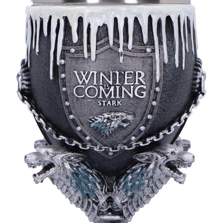 Game of Thrones House Stark "Winter is Coming" Goblet