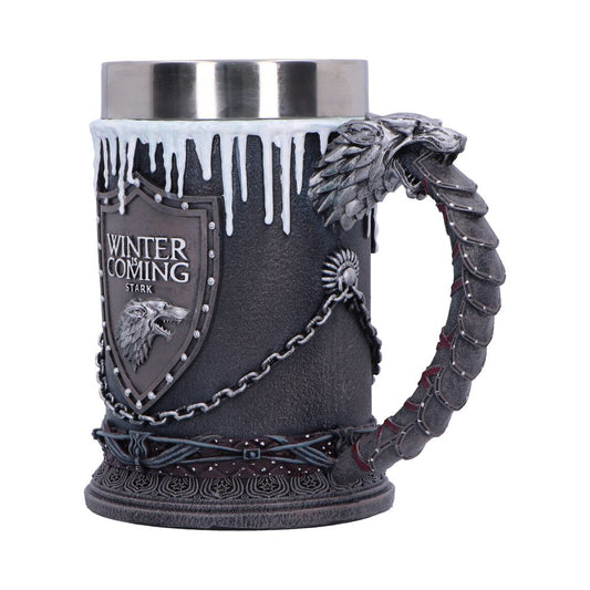 Game of Thrones House Stark "Winter is Coming" Tankard Mug